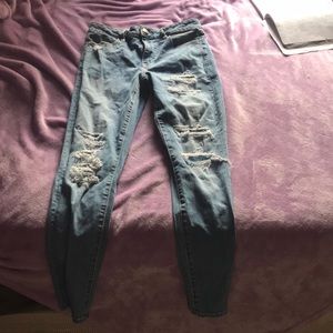 super stretch aeropostale skinny jeans